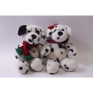 Commonwealth 1996 Dalmatian Puppies, Plush, Christmas, Soft Toy, ~ 250929-WH 781